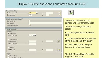 GU SAP R3 Clear a customer F 32 Manual