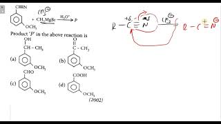 Product 'P' in the reaction: