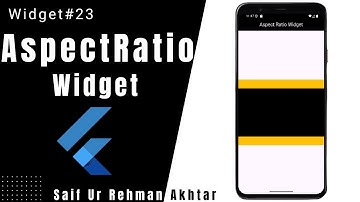 Flutter AspectRatio Widget Explained (Urdu/Hindi) | Flutter 215 Widgets Series