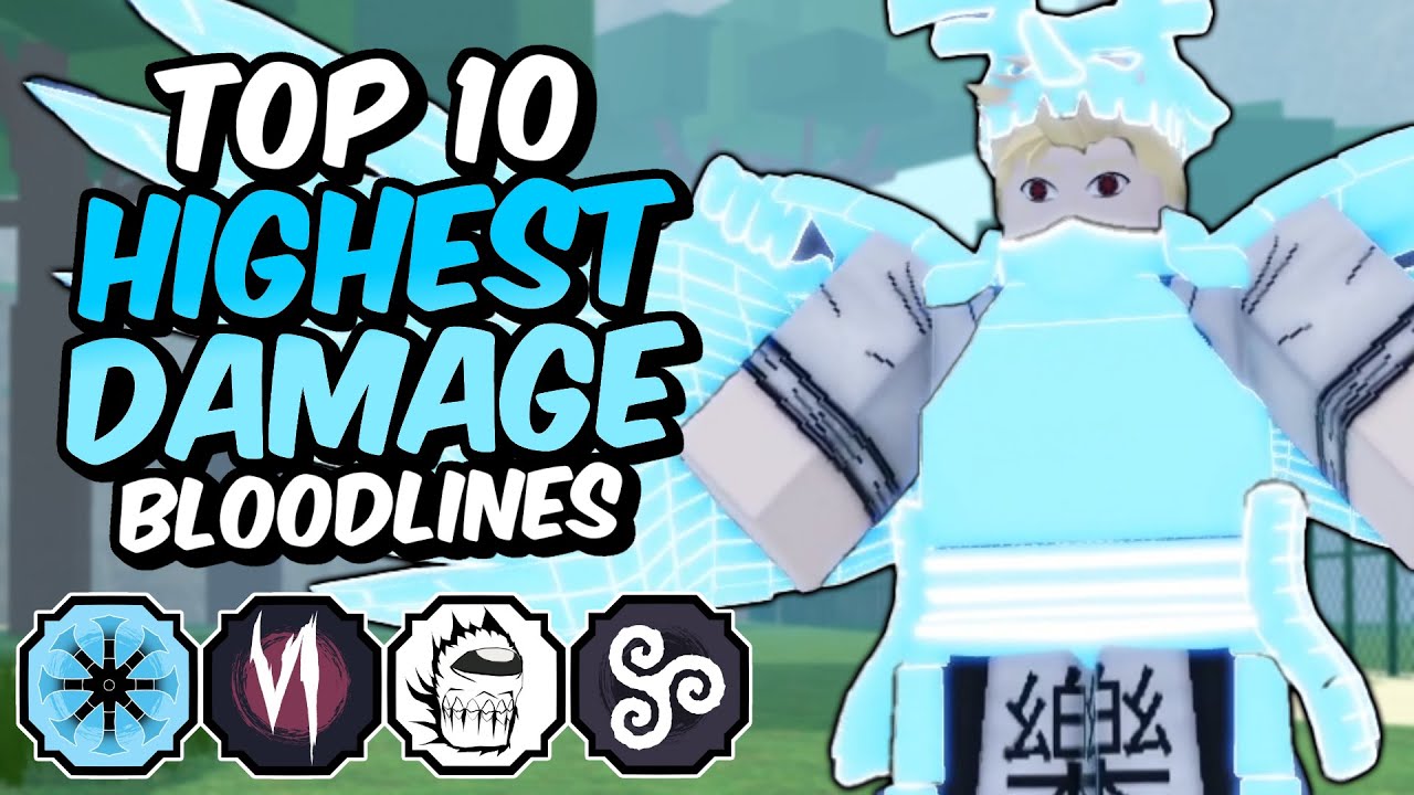 TOP 10 *HIGHEST C Spec DAMAGE* Bloodlines in Shindo life