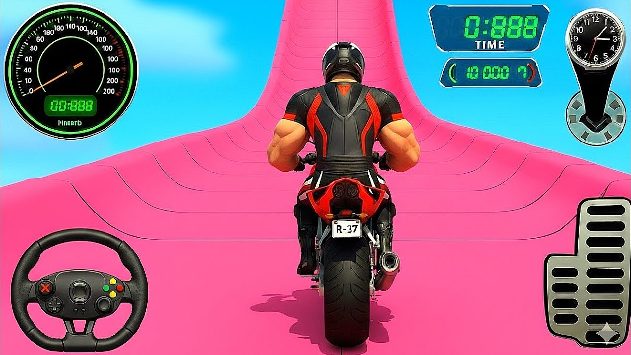 Mega Ramp Bike Racing Challenge! 🔥 Bike Wala Game GT Bike Stunts Games | Android Gameplay Epi 146