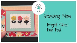 Bright Skies Joy Fold Card