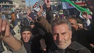 الرقة بالكامل تحتفل بالنصر على قوات قسد