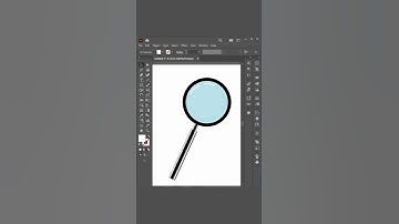Magnifying glass tutorial #graphicdesigntutorial #tutorial #illustratoreffects #illustrator