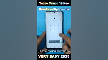 Tecno Camon 19 Neo/ How to Enable The Developer, Options on /For USB Debugging etc 2025//