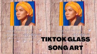 Spotify Glass Song Artwork (As seen on tiktok) #tiktok #spotify #glass