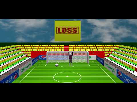 3D OpenGL penalty shootout Game | OpenGL | GLUT | C++ | C | Computer graphics project