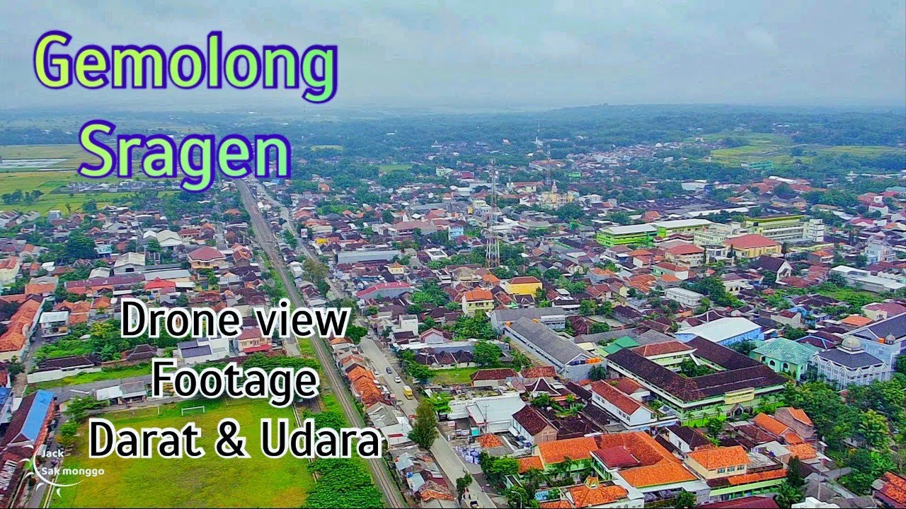 gemolong Sragen drone View SJRC F11 pro 4k