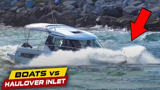 THESE GUYS AR EIN FOR A ROUGH RIDE ! | Boats vs Haulover Inlet