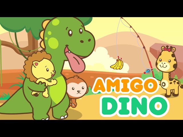 Desenho De Tarefa única Com Desenhos Animados Dinossauros Para