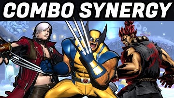 TEAM WOLVERINE/DANTE/AKUMA COMBOS! (UMVC3)