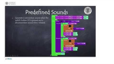 55/74 IoT MOOC Part I: Programming examples. Predefined sounds