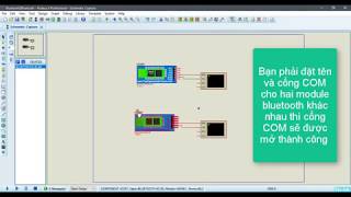 How to simulation bluetooth in proteus