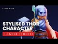 Blender - Stylized Character Modeling - Jane Foster Thor Character Creation