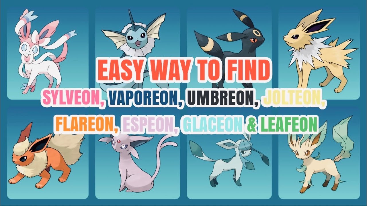 Pokémon Scarlet e Violet: Como evoluir Eevee para Flareon, Vaporeon, Jolteon,  Umbreon, Espeon, Leafeon, Glaceon e Sylveon