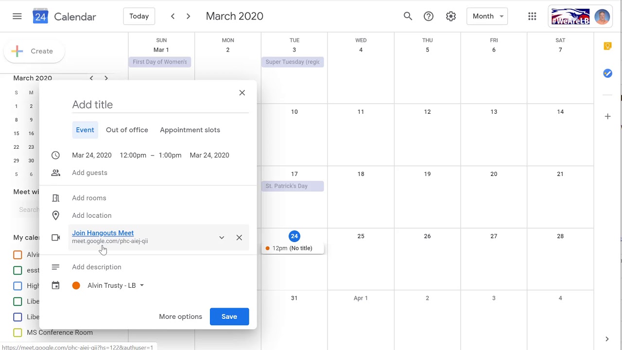 Schedule a Google Meet Using Google Calendar YouTube