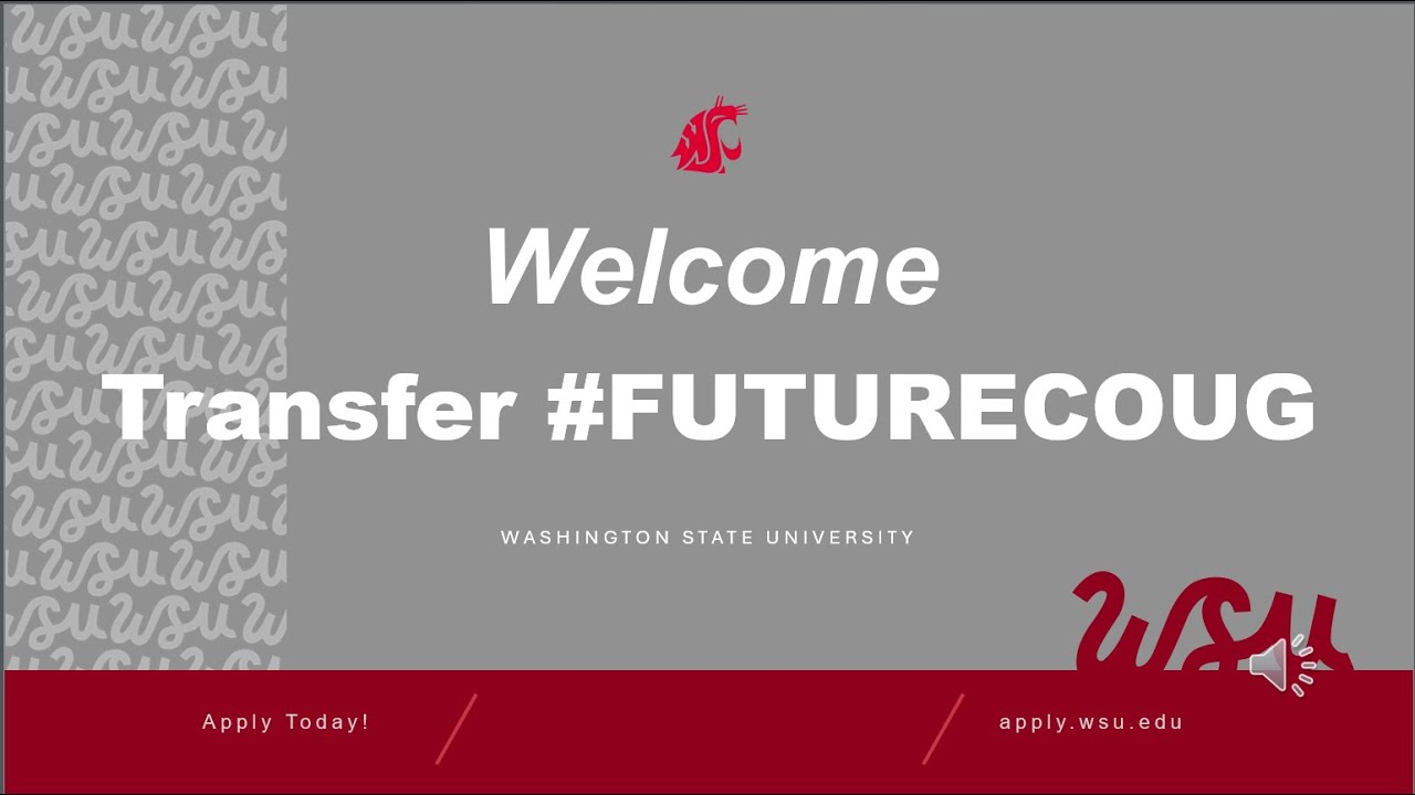 2025 WSU Pullman Transfer Admission Presentation