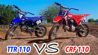 2021 TTR 110 VS CRF 110