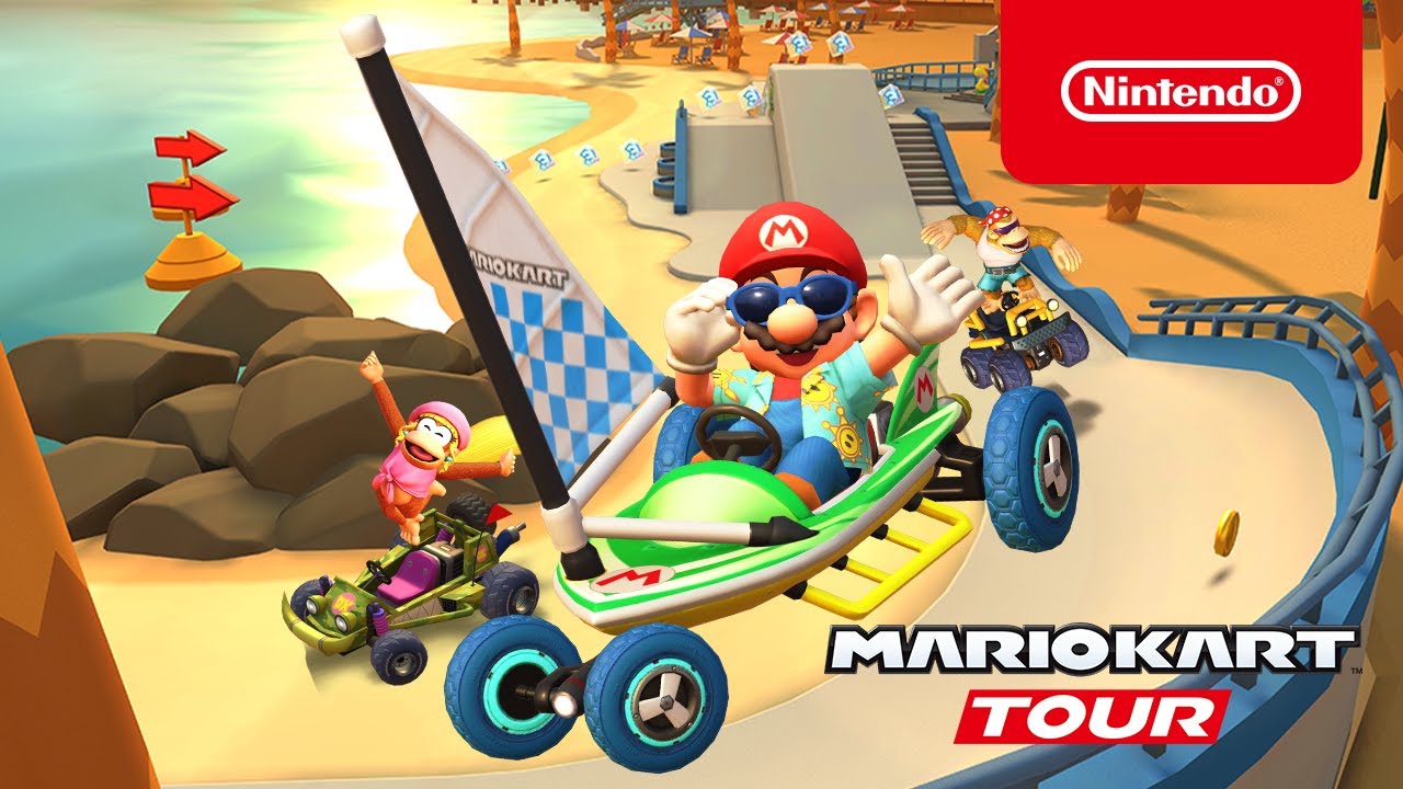 Mario Kart Tour - Vacation Tour Trailer 