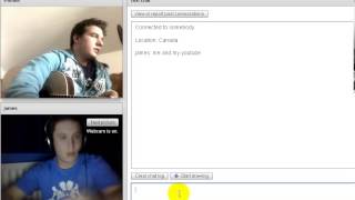 man singing to me on chatroulette