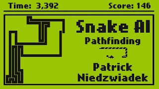 🐍🤖 Snake AI • Pathfinding (Patrick Niedzwiadek) by Alan Zucconi 316 views 4 years ago 2 minutes, 15 seconds