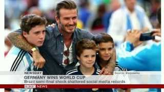WORLD CUP FINAL: Social Media (BBC World News)