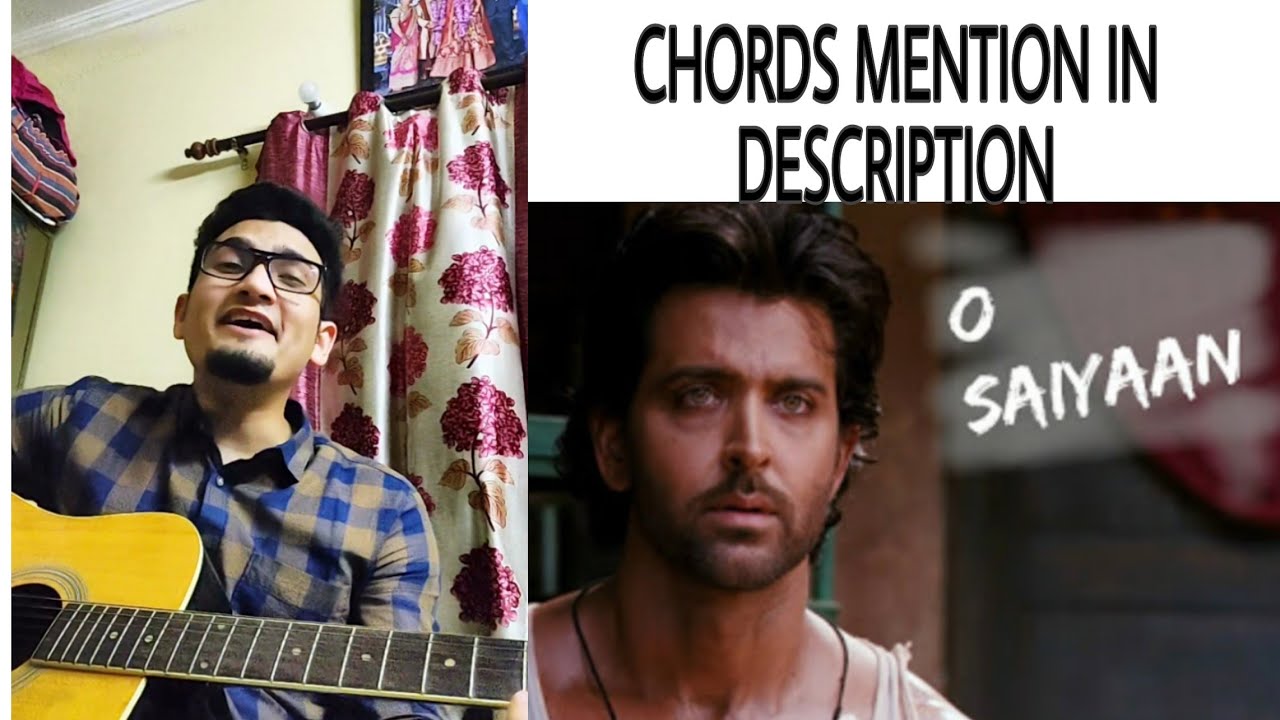 O Saiyyan Guitar Cover Easy Chords YouTube