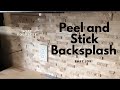 How to install Peel and Stick Backsplash (MUST WATCH) | MahoganyRose