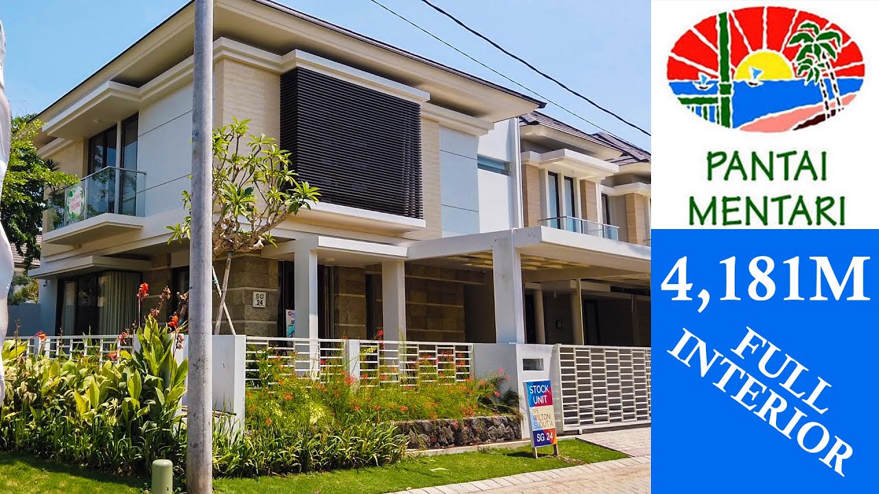 [SOLD] 4M-an !!! Rumah Sudut Full Interior, Wilton Sudut A, Cluster Hampton, Pantai Mentari Surabaya