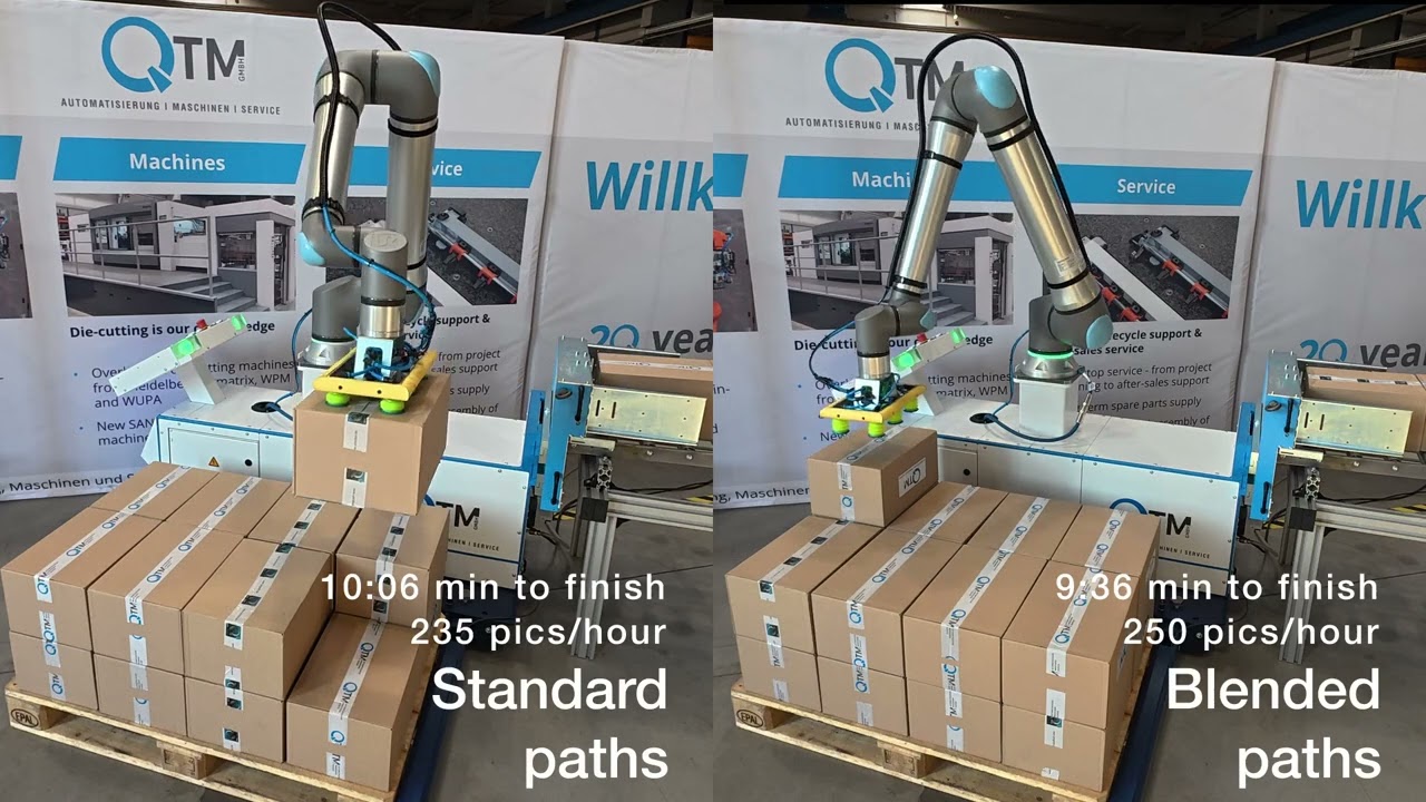 UniPal - Palletizing up to 250 boxes/hour safely without addtional safety equipment