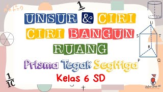 Unsur Dan Ciri-Ciri Prisma Tegak Segitiga | Bangun Ruang | Matematika Kelas 6 SD