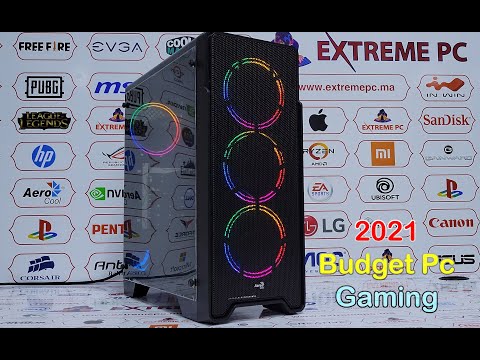 Budget Pc Gaming Build 2021 - Core i3 8100 - AMD RX 550 2GB