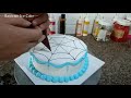 Decorate simple cream cakes with 3D chocolate superman spider(38) Bánh kem siêu nhân nhện đơn giản