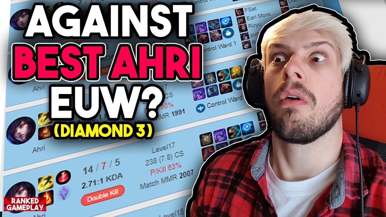 WHAT IS THAT AHRI WINRATE?? HEIMERDINGER VS BEST AHRI EUW | DIAMOND 3 RANKED - League of Legends