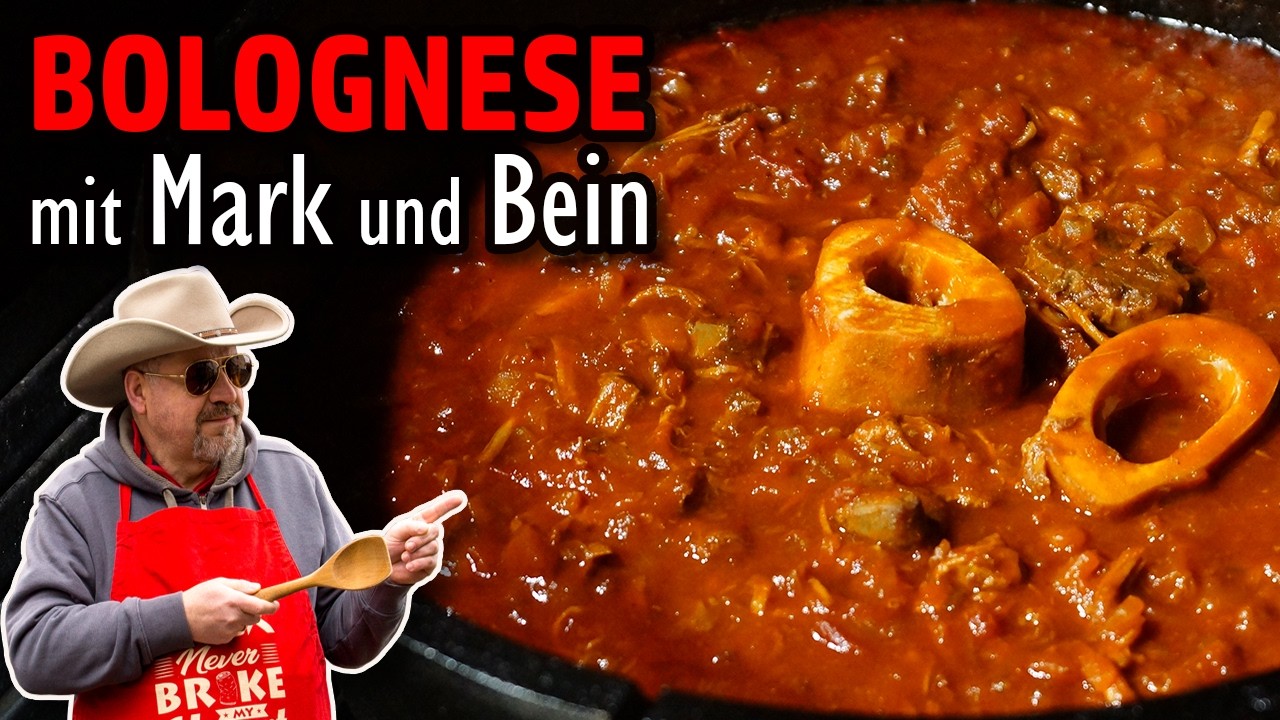 Bolognese mit Mark und Bein | So lecker hast du Bolognese noch nie gemacht! | Grill Five-0 🤠