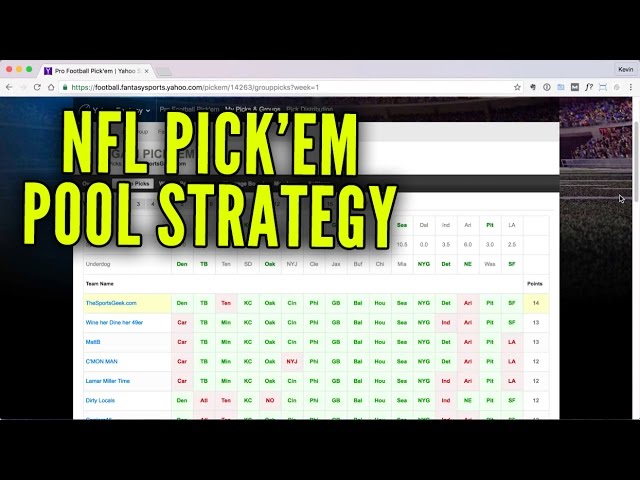 nfl pick em pool