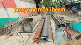 Presyo ng mga i-beam/chb laying. Update sa Project.
