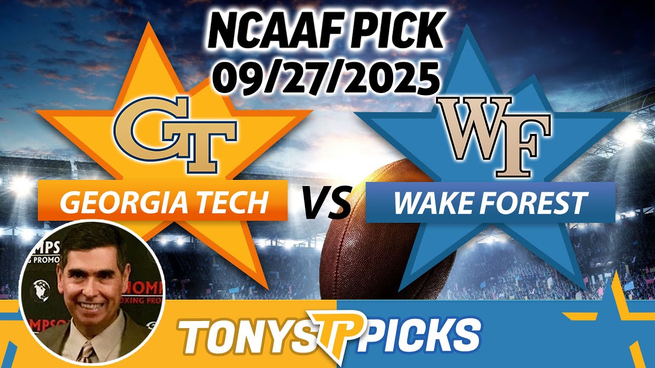Georgia Tech vs Wake Forest Pick 9/27/25 NCAAF Week 5 Pick Prediction ...