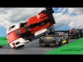 Lego Porsche 963&#39;s Crash : Lego Stop-Motion