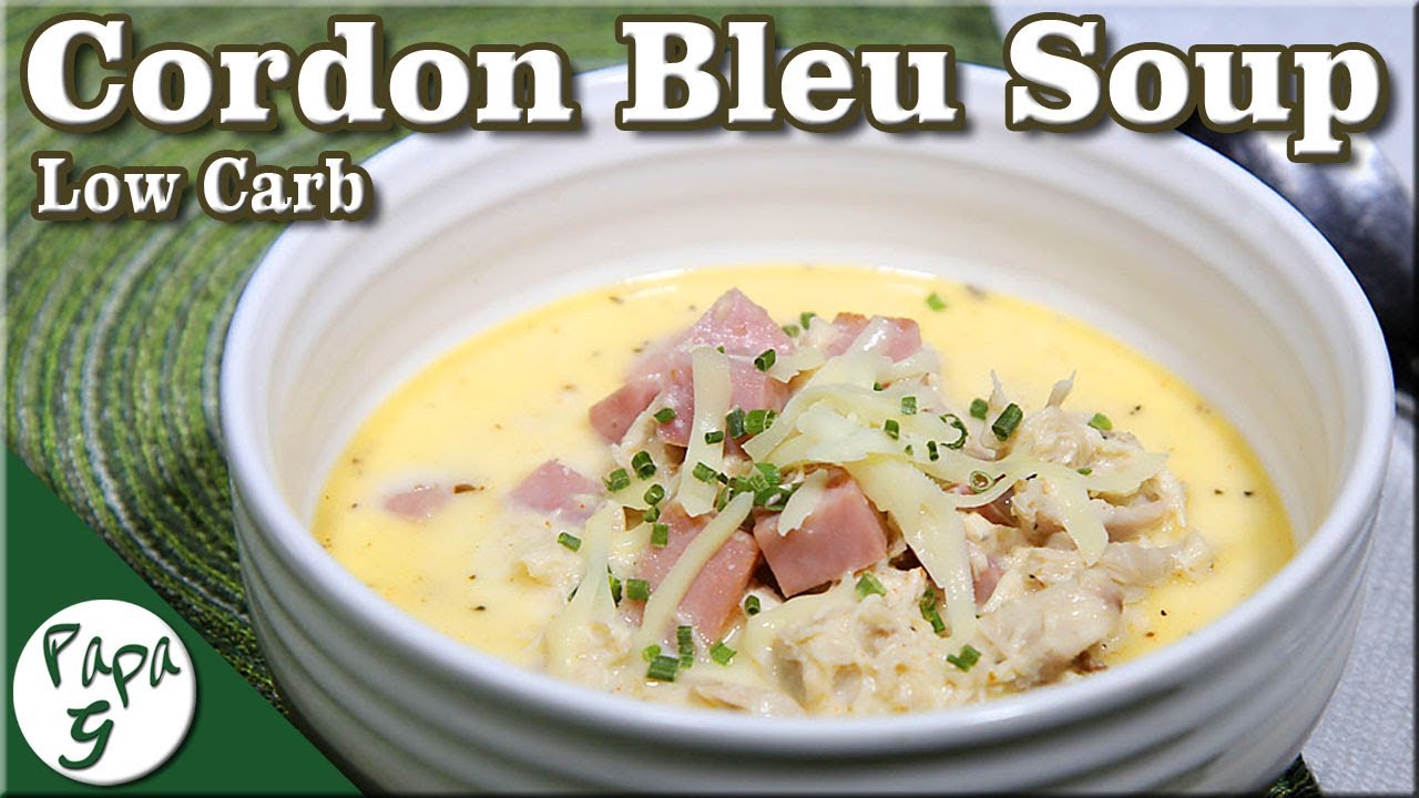 Chicken Cordon Bleu Soup – Low Carb Keto Recipe
