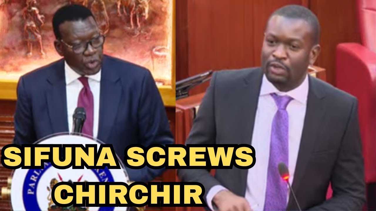 EXPLAIN TO ME AS IF I WAS A CHILD....! Senator Sifuna corners CS Chirchir during his Grilling!!
