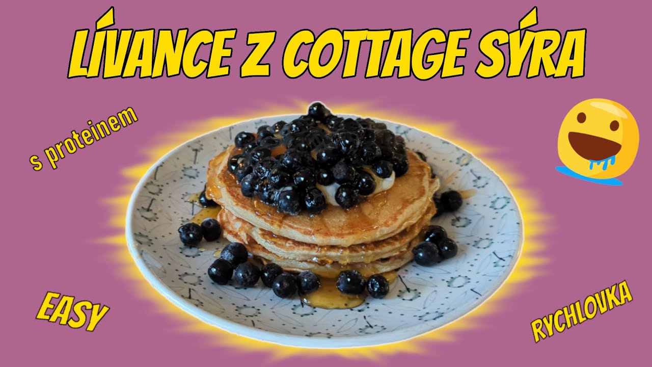 Fit recepty #1 | PROTEINOVÉ LÍVANCE Z COTTAGE SÝRA 🍪🥛💪