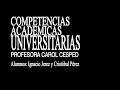 COMPETENCIAS ACADEMICAS UNIVERSITARIAS