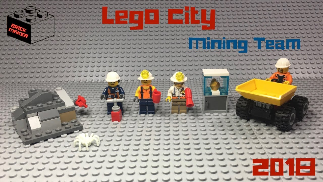 Лего Сити 60184 - Бригада шахтеров Speed Build/ Lego City 60184 - Mining Team Speed Build