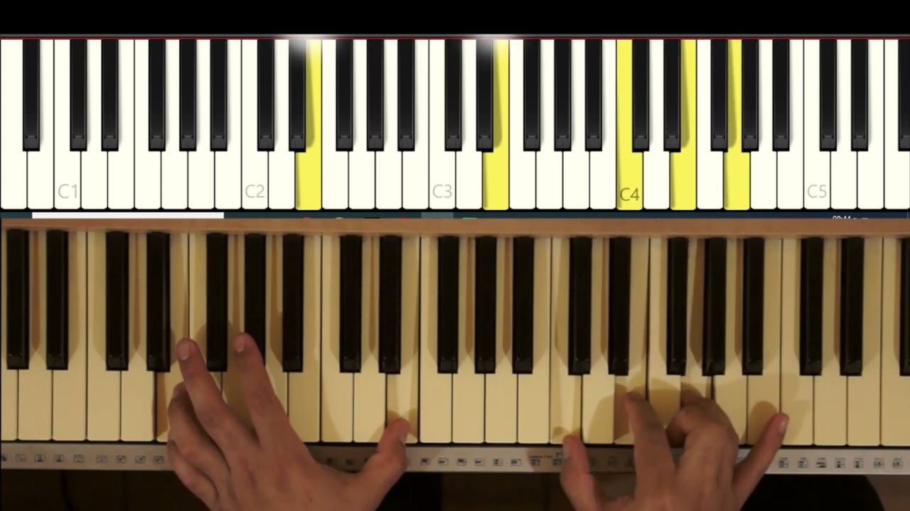 se te olvidó Kalimba piano tutorial