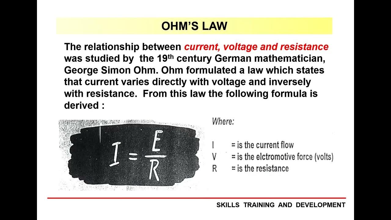 BASIC ELECTRICIAN COURSE - MODULE 3 ELECTRICAL FUNDAMENTALS - YouTube