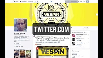 How to set up a music Twitter profile