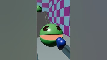 Woww very amezing animation  #cubemonster #blendergameengine #funnycartoon