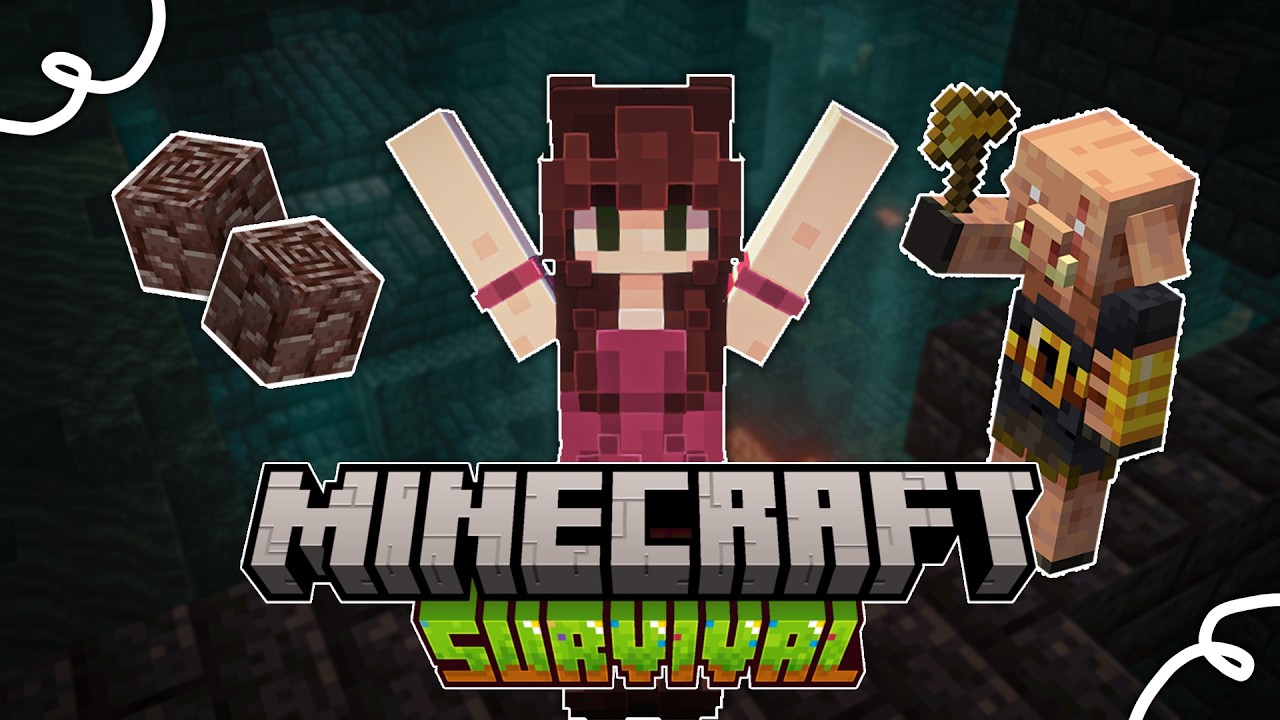 explorei um bastião do nether e DEU TUDO ERRADO - Minecraft Survival