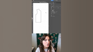 How to create sewing patterns in Illustrator! #shorts
